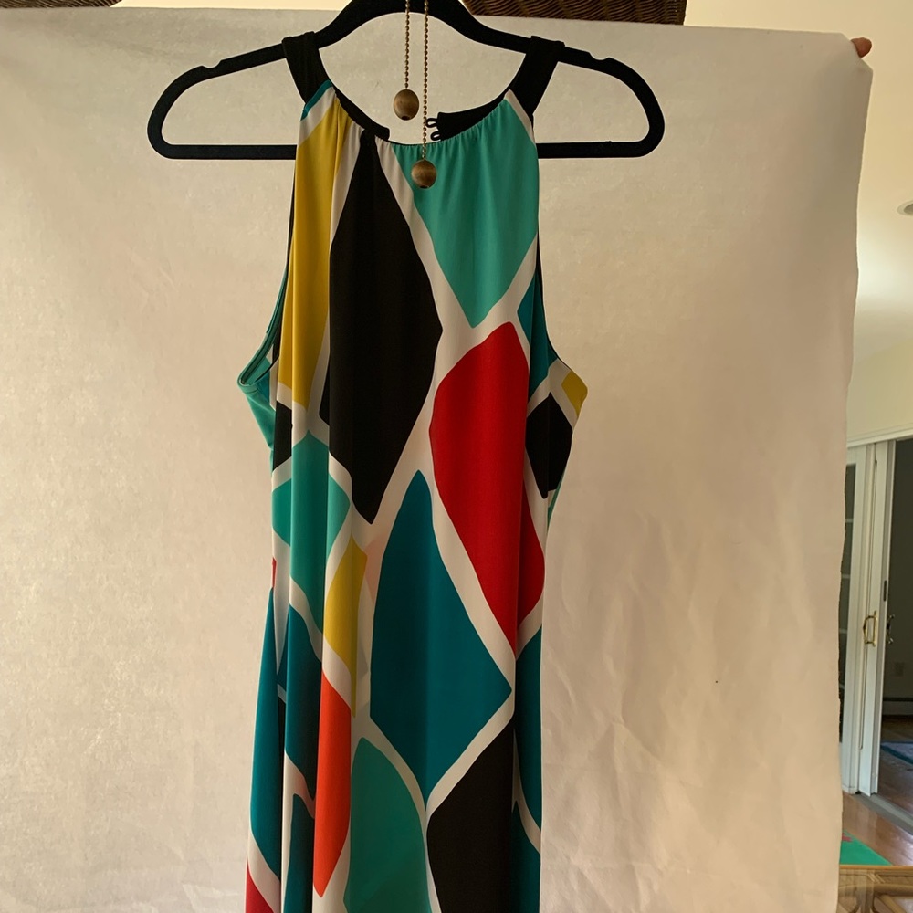 Womens size L. Colorblock dress